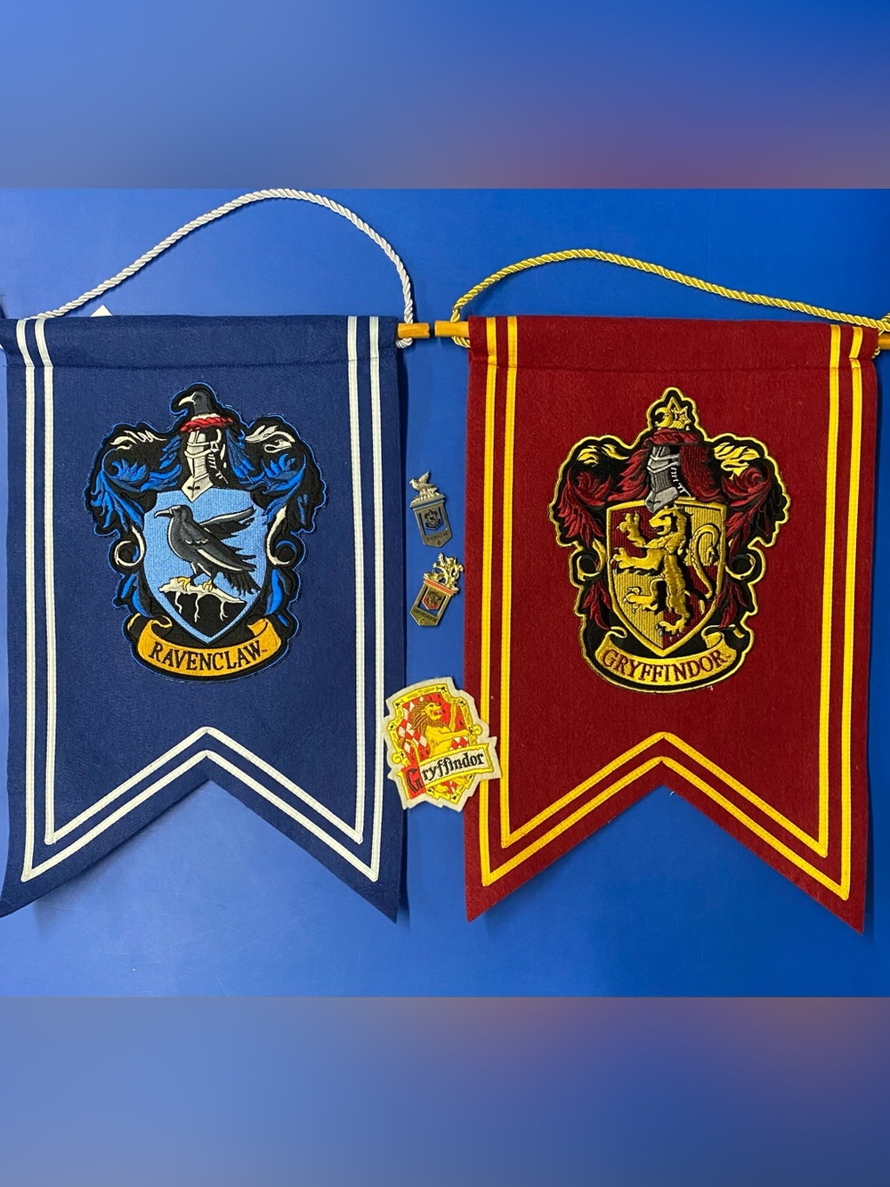 NWT Harry Potter Hogwarts House Banners Bundle